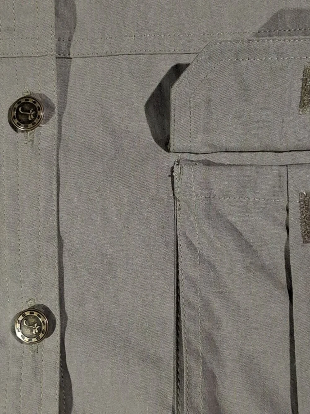 CHEROKEE Traveler Gear Safari Vest & Pants Set  2pc  sz XL 14  Olive Green  VGC